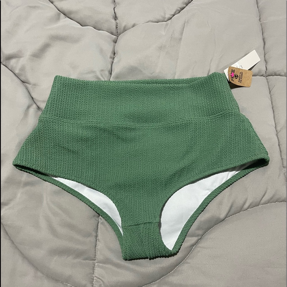 PINK High-waist swim bottoms